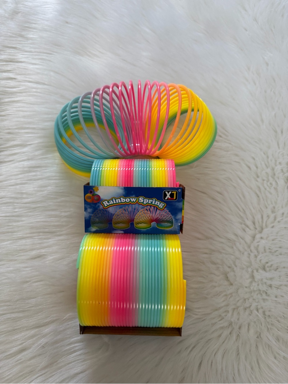 Two! Rainbow Spring Large Slinky Toy